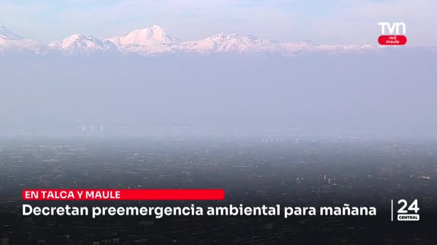 Decretan preemergencia ambiental para mañana