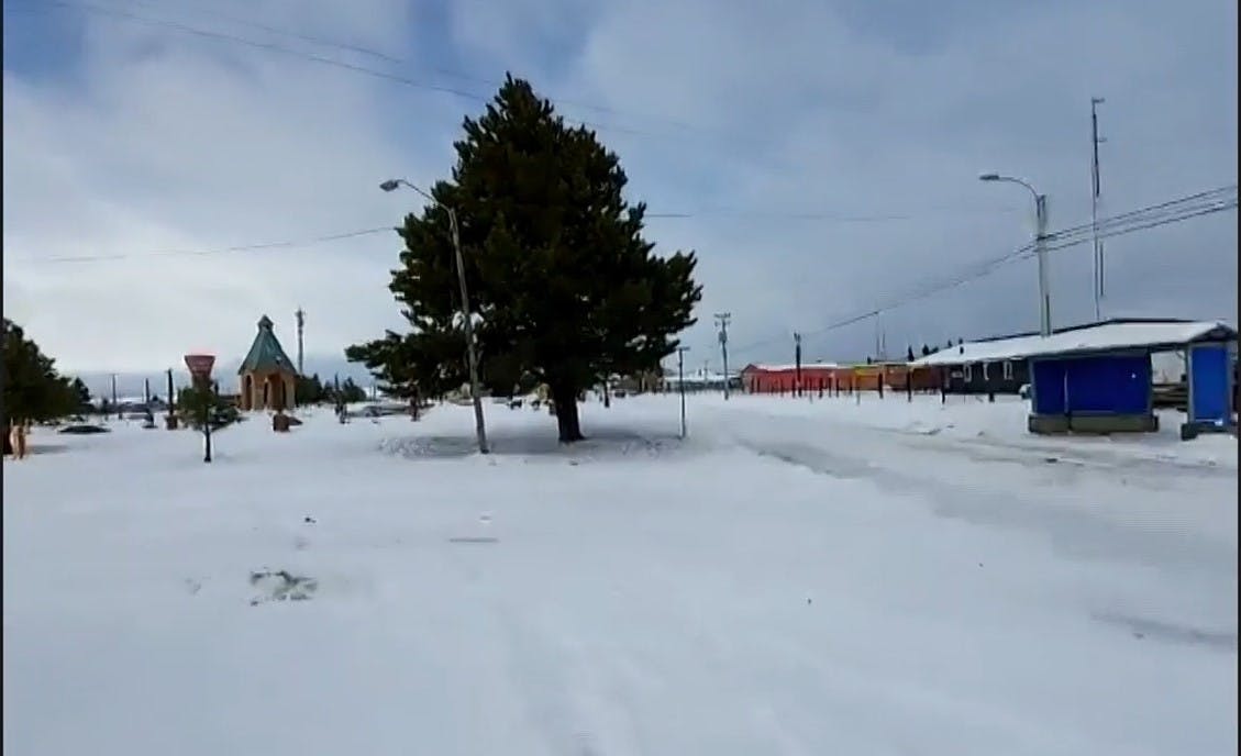"¡Se congelaron hasta los pensamientos!": Así amaneció Balmaceda luego de los -21,9°