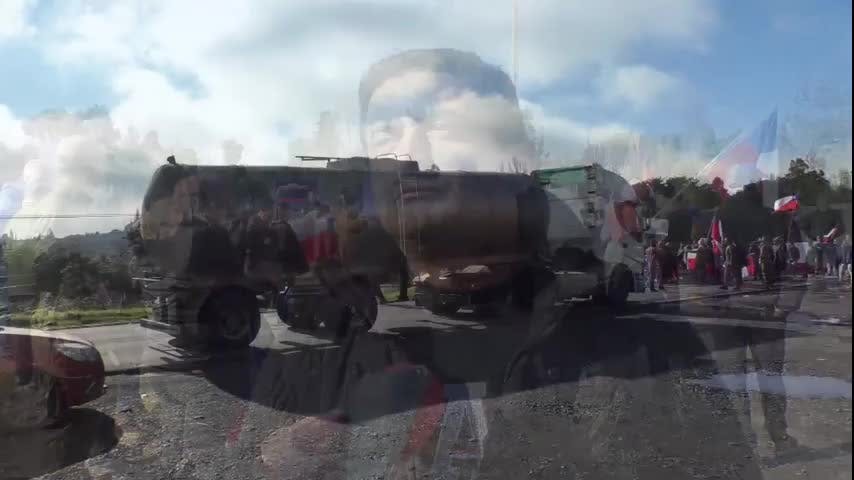 Vecinos protestaron por mal estado de la Ruta N-48