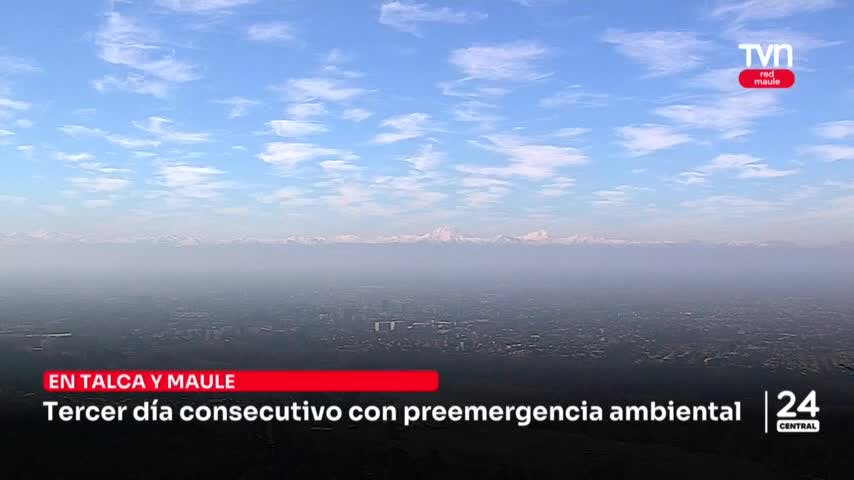 Tercer día consecutivo con preemergencia ambiental