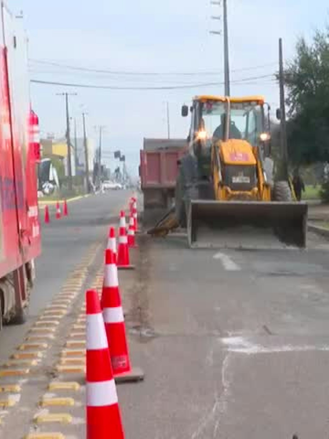 Arreglan baches en Talca