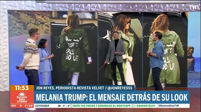 El mensaje detrás del look de Melania Trump