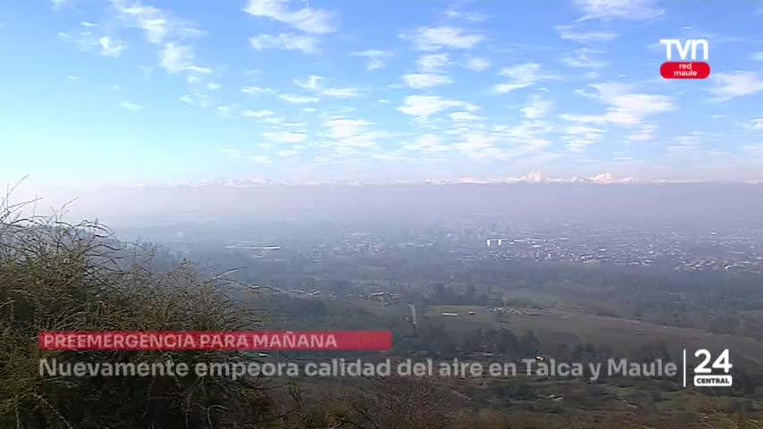 Nuevamente empeora la calidad del aire
