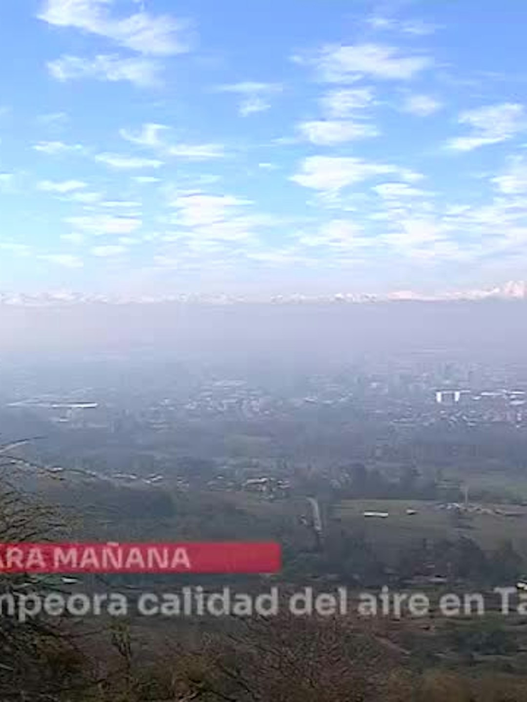 Nuevamente empeora la calidad del aire