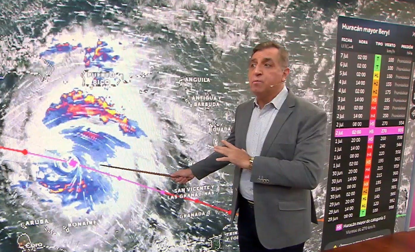 "Temporada inusual de huracanes": Iván Torres nos explica el avance de Beryl por el caribe