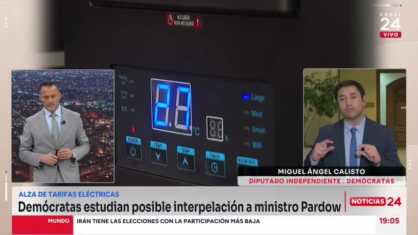 Diputado Calisto: “El Gobierno no está midiendo el costo social producto del aumento del precio de la electricidad”