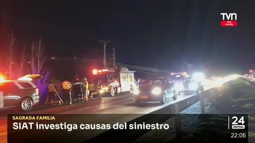2 fallecidos en siniestro en Sagrada Familia