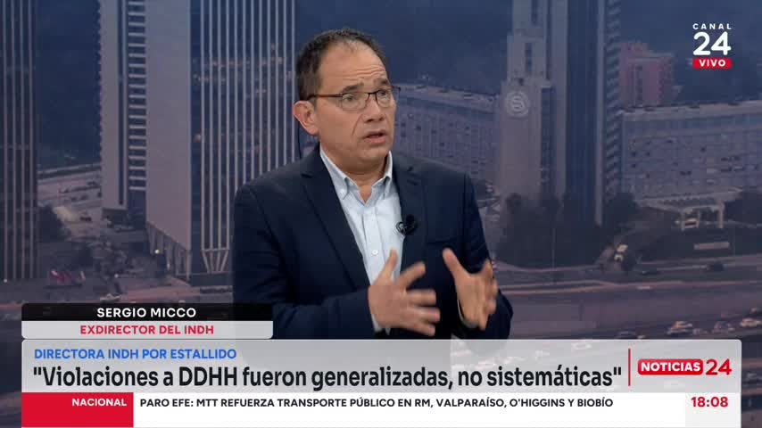 Sergio Micco aborda declaraciones de actual directora INDH