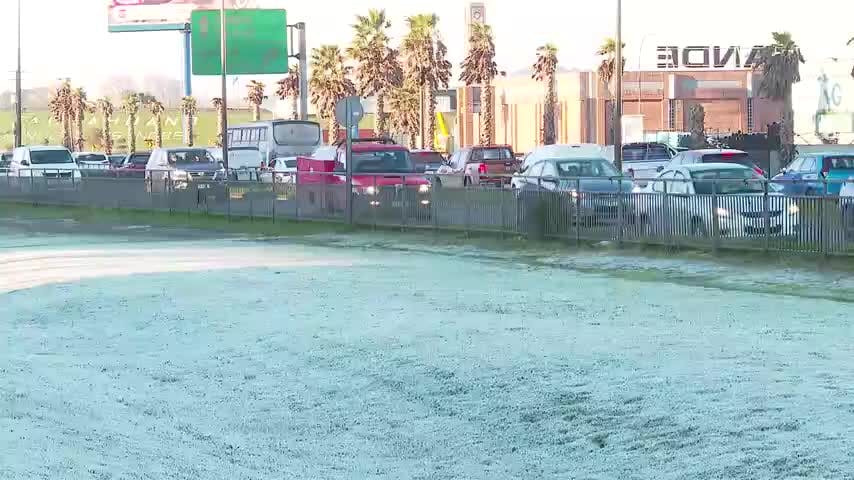 -0.5 grados, la mañana más fría