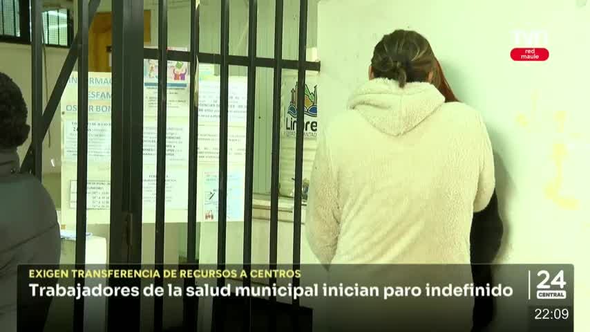 Trabajadores de la salud municipal inician paro indefinido