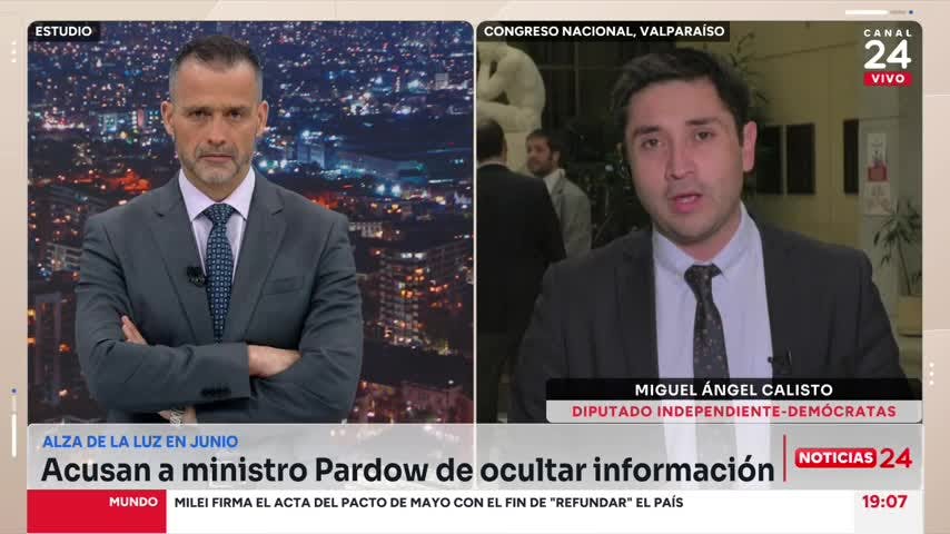 Diputado Calisto: "El ministro Pardow en todo momento ha ocultado información"