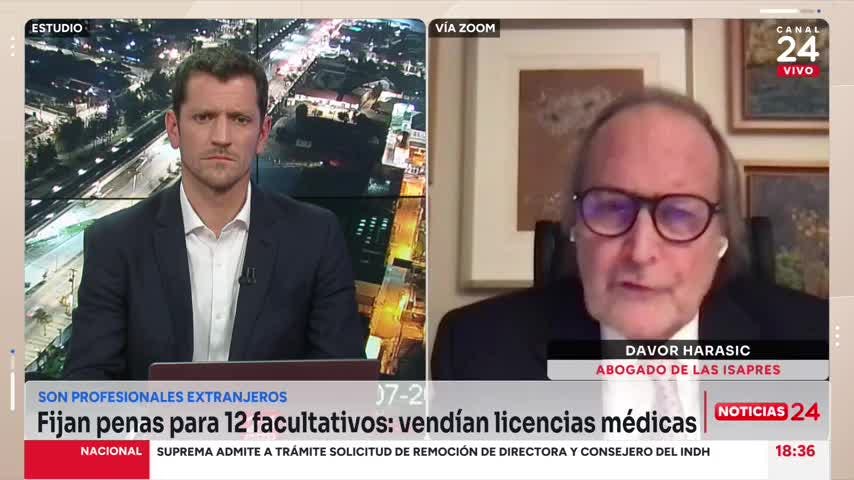 Abogado Harasic por caso de venta de licencias falsas: "Las penas de estos delitos son muy bajas"