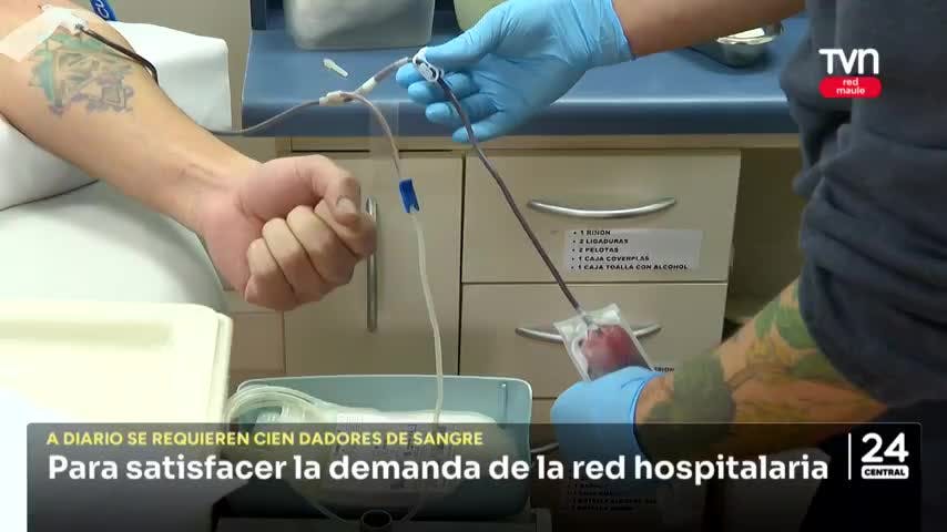 Talca concentra la donación de sangre en el Maule