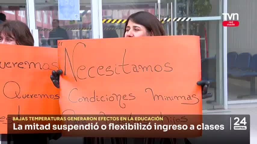 Frío llevó a 15 municipíos a suspender o flexibilizar clases
