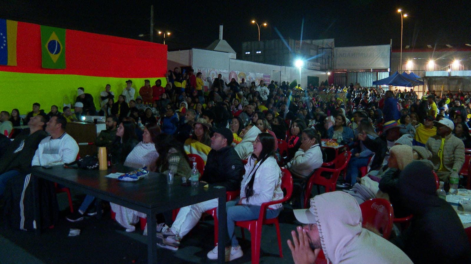Colombianos residentes se reunieron para ver final de copa América  