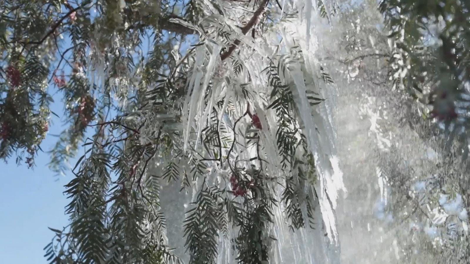 4,1 grados bajo cero marcaron hoy los termómetros en Calama