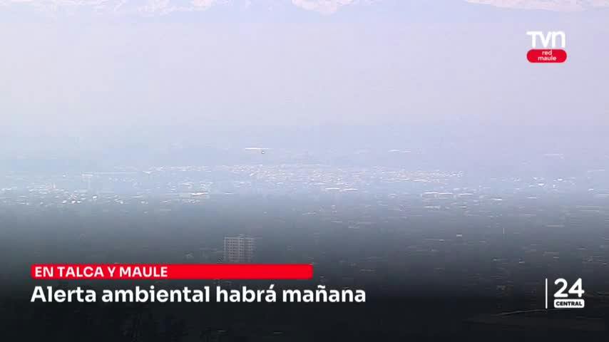 Alerta ambiental habrá mañana en 2 comunas