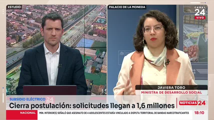 Ministra Toro detalla proceso del subsidio eléctrico
