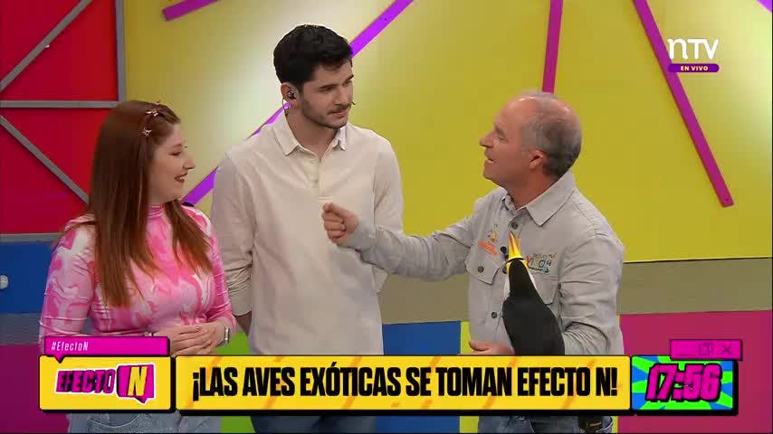 Visita de Alfredo Ugarte, Julio el Tucan y los Guacamayos a Efecto N