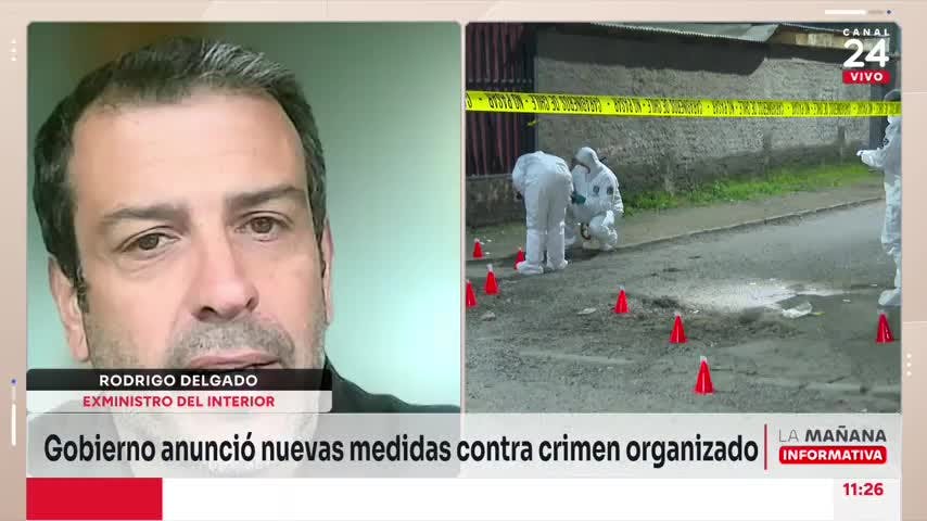 Exministro Rodrigo Delgado: El Estado va a ritmo muy lento con respecto a lo que avanza el crimen organizado