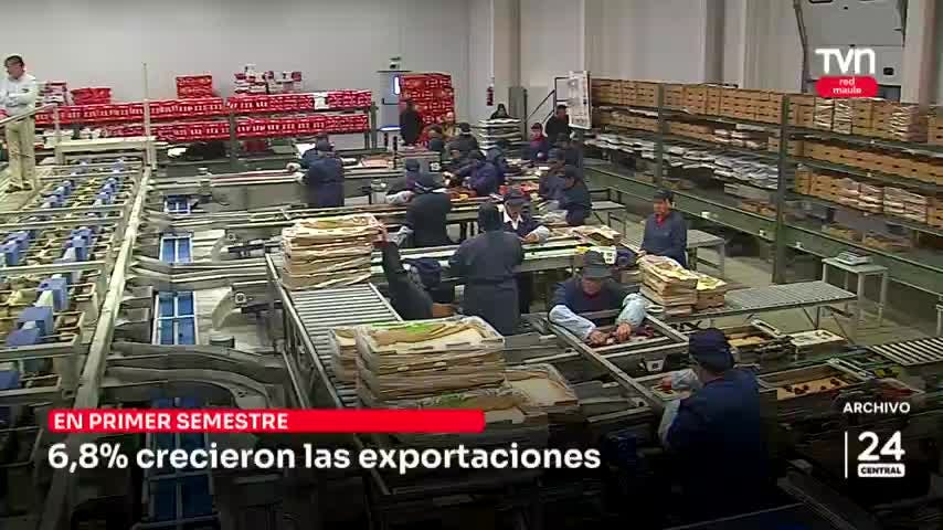 6,8% crecieron las exportaciones