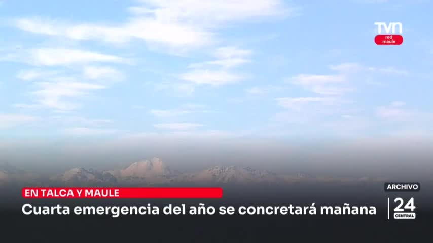 Cuarta emergencia del año se concretará mañana