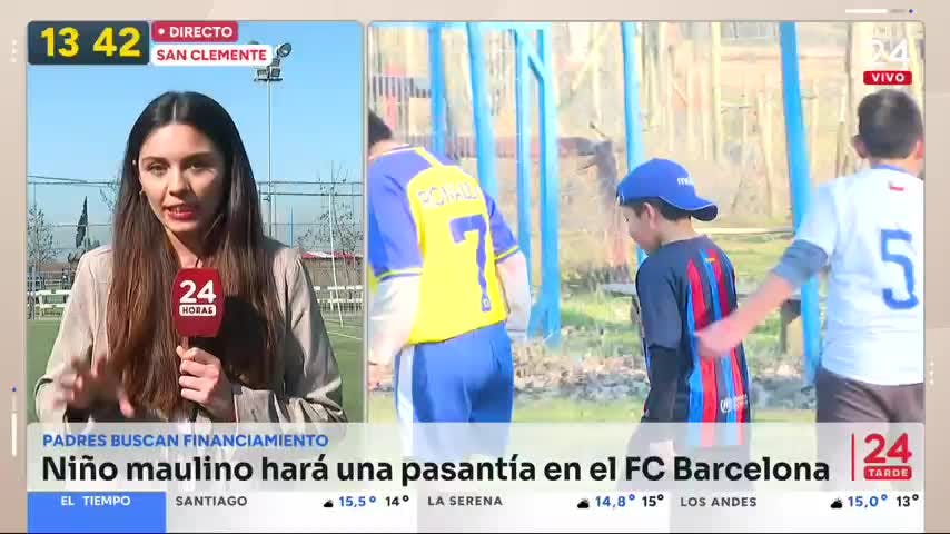 Niño de 9 años fue seleccionado para hacer una pasantía en el FC Barcelona