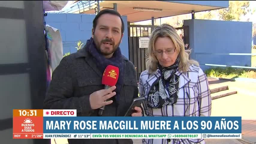 Hija de Mary Rose MacGill: Quiso llevar la cultura a todos los chilenos, era muy patriota