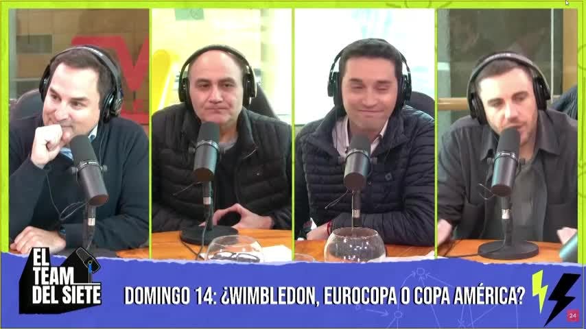 El Team del siete | Domingo 14: ¿Wimbledon, Eurocopa o Copa América?