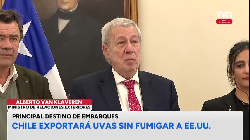 Chile exportará uvas sin ser fumigadas a EE.UU.