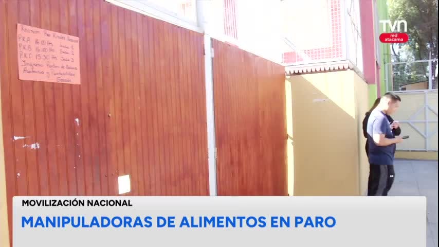 Paro nacional de manipuladoras de alimentos