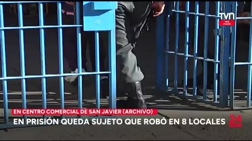 En prisión queda sujeto que robó en 8 locales
