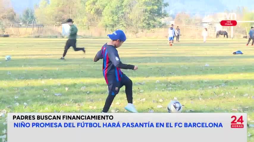 Niño promesa del fútbol pulirá sus habilidades en el FC Barcelona