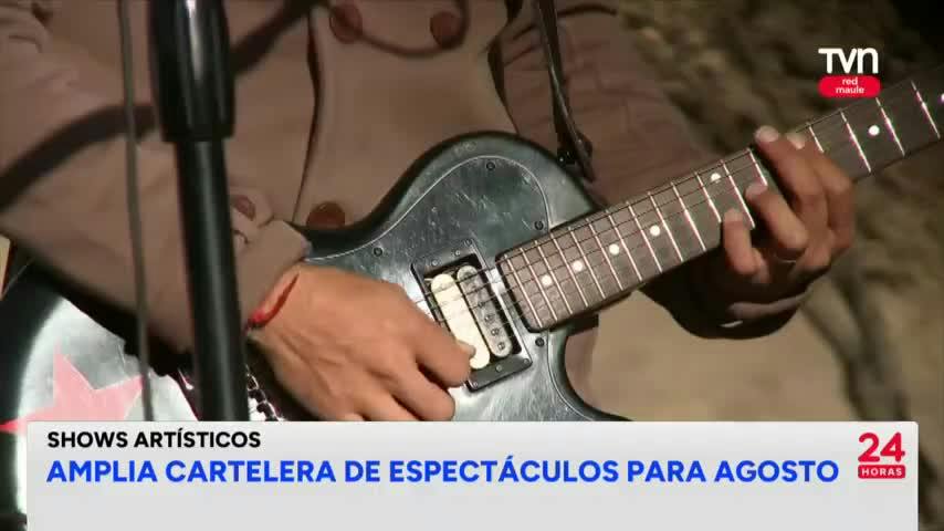 Amplia cartelera de espectáculos para agosto