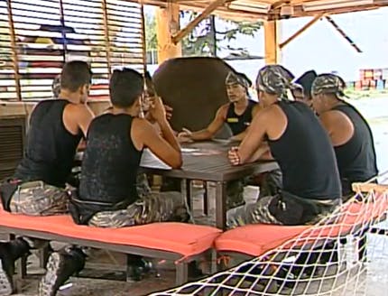 Reunión de hombres: escuadra "Anacondas"
