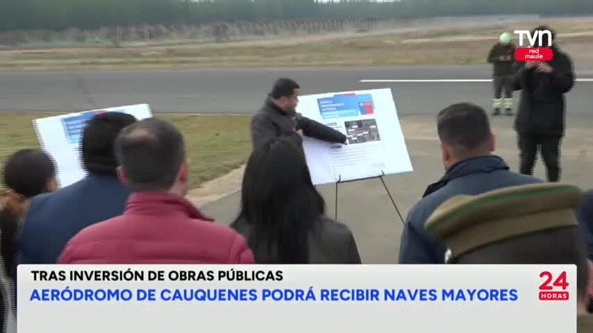 Aeródromo de Cauquenes podrá recibir naves mayores