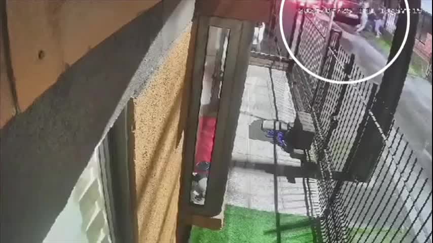 Minutos de terror: Familia fue víctima de portonazo