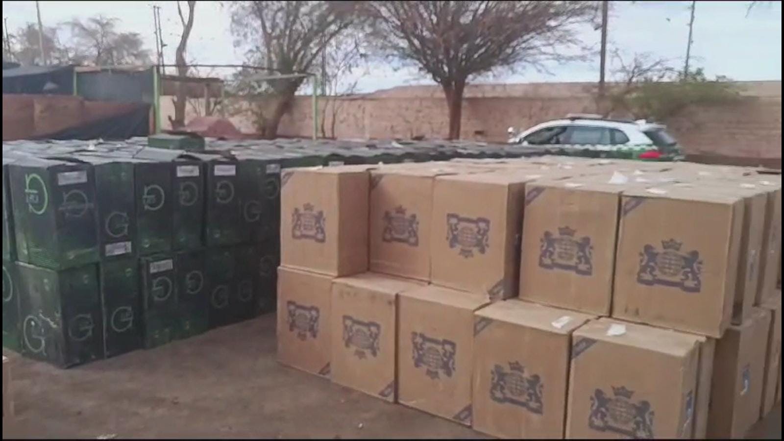 Carabineros decomisa millonario contrabando de cigarros