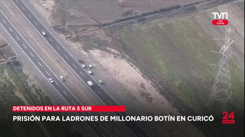 Prisión para ladrones de millonario botín en Curicó