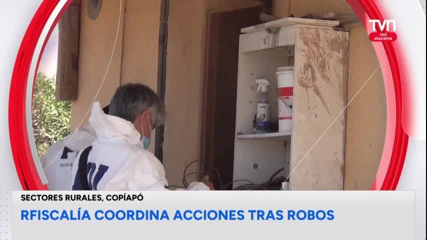 Fiscalía anuncia diligencias por robos