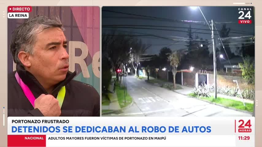 Cuatro detenidos dejó portonazo frustrado