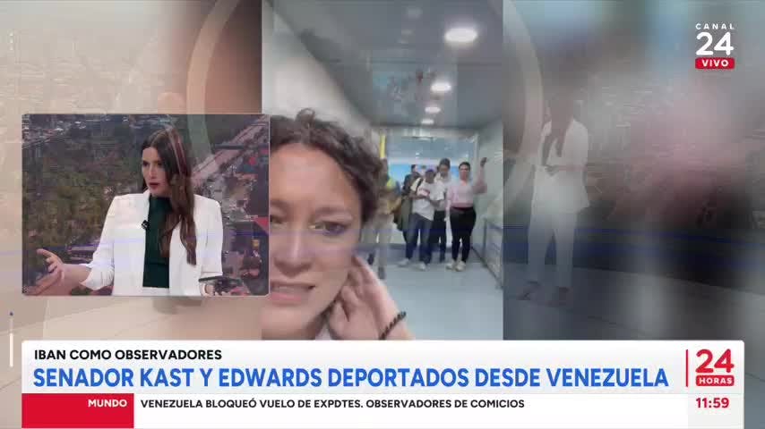 Prohíben ingreso a Venezuela a Senador Kast y Edwards