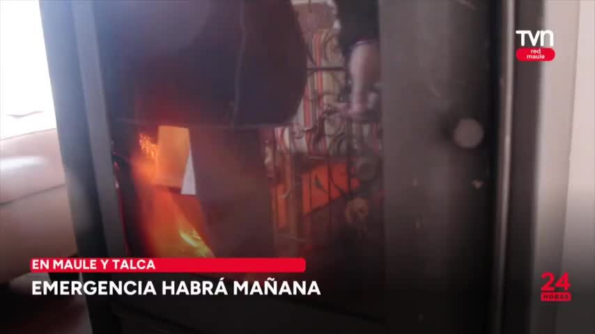 Emergencia ambiental habrá mañana en Talca y Maule