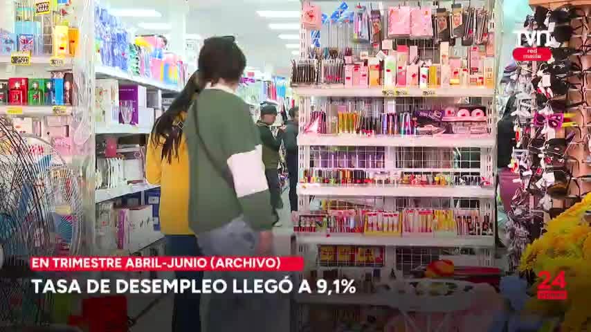 Tasa de desempleo llegó a 9,1%