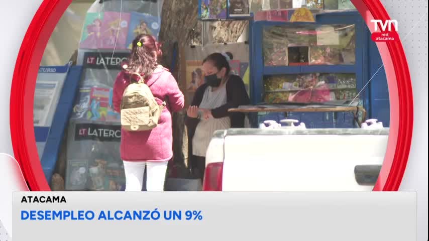 Desempleo alcanzó  un 9% en Atacama