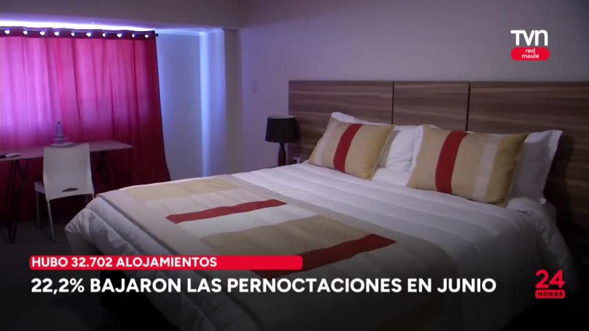 22,2% bajaron las pernoctaciones en junio