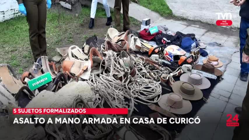 Asalto a mano armada en casa de Curicó