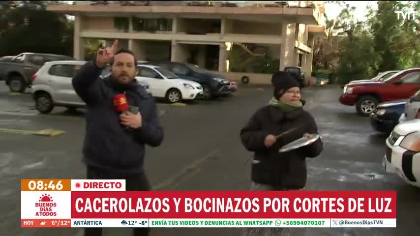 ¡No pueden cocinar ni calefaccionarse! Cacerolazos por cortes de luz en Las Condes