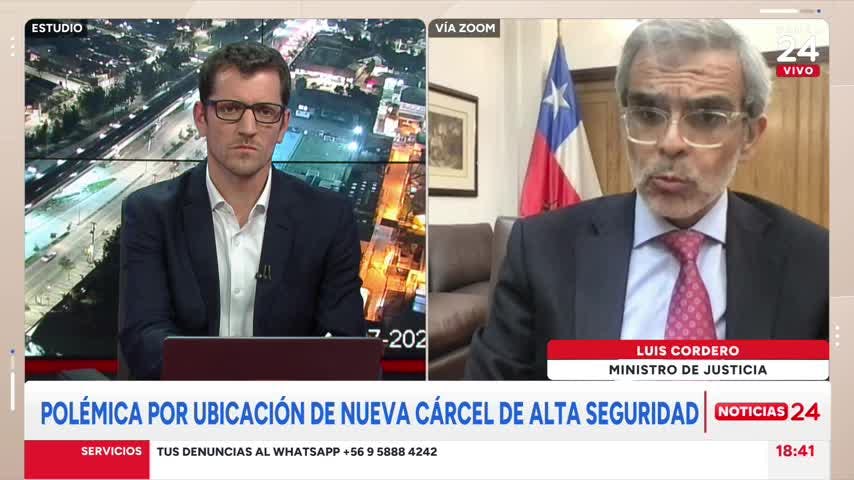 Ministro Luis Cordero apunta a no evaluar indultos generales