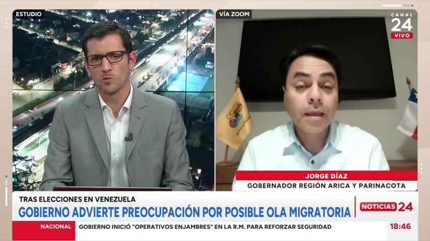 Gobernador Díaz por posible ola migratoria: "Hoy el problema es cerrar fronteras, es migratorio"